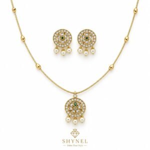 Antique Temple Choker Set for Women Pearl Heritage shynel anti tarnish jewelry product image