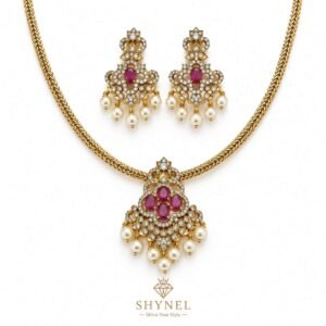 Aqua Pendant Necklace for Women Minimal Luxe shynel anti tarnish jewelry product image