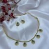 Emerald Drop Pendant Set Emerald Glow