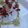 emerald necklace combo set for women