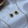 Black Stone Jewellery Set | Midnight Aura Collection