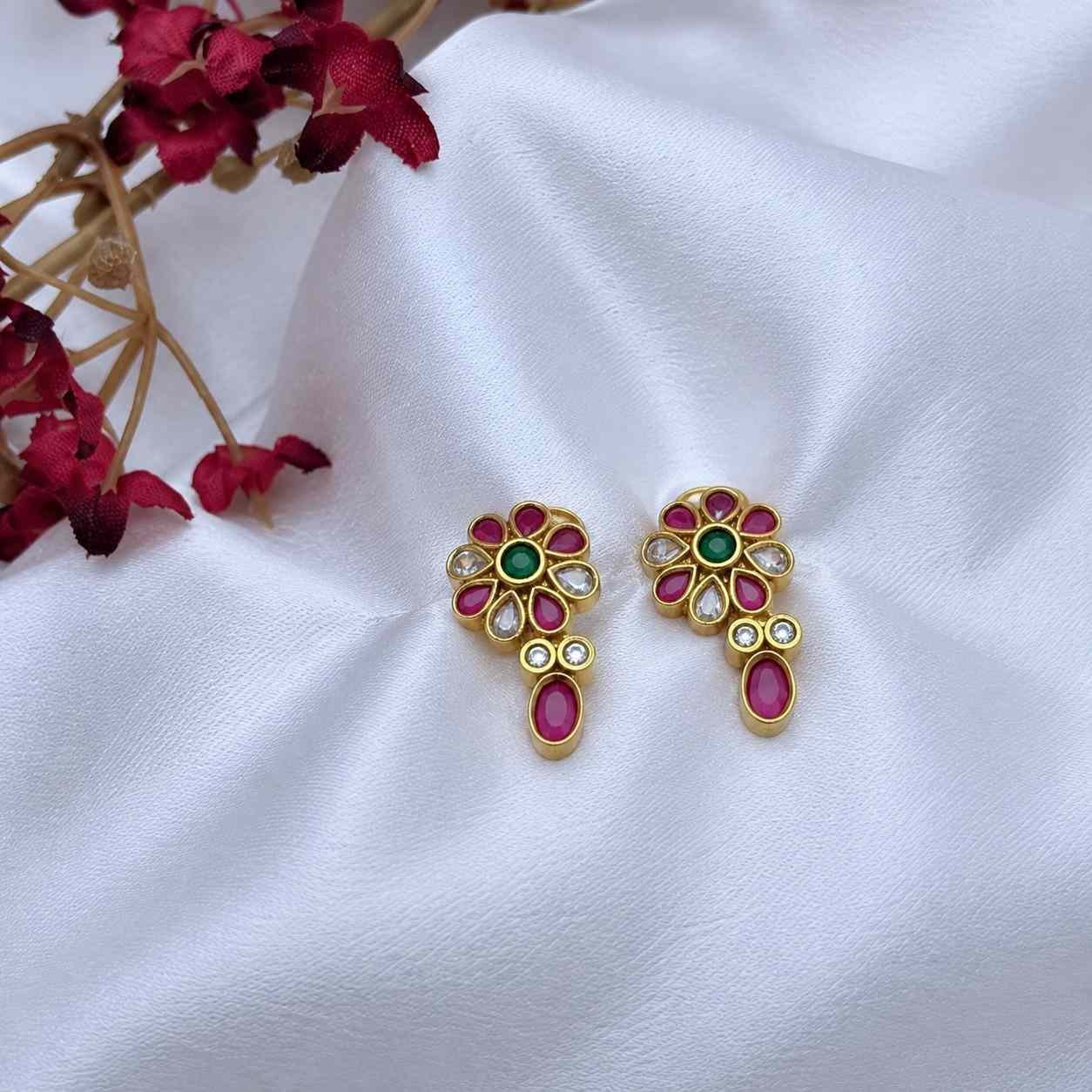 shynel Anti Tarnish Layered Traditional Jewellery Set Rani Cascade