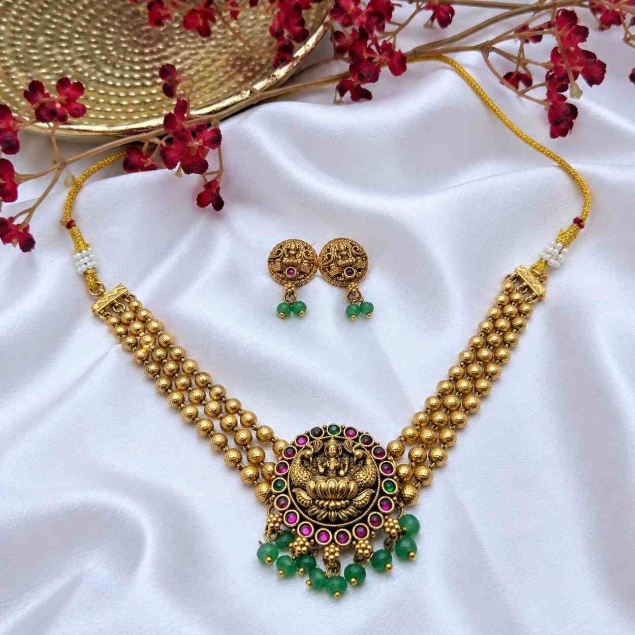 Temple Jewellery Set for Women | Lakshmi Heritage
